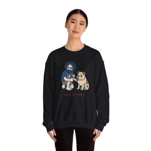 Grateful Dead - Jerry and Frank Are Sharin' | Life is dead. Crewneck Sweatshirt - StealieShop